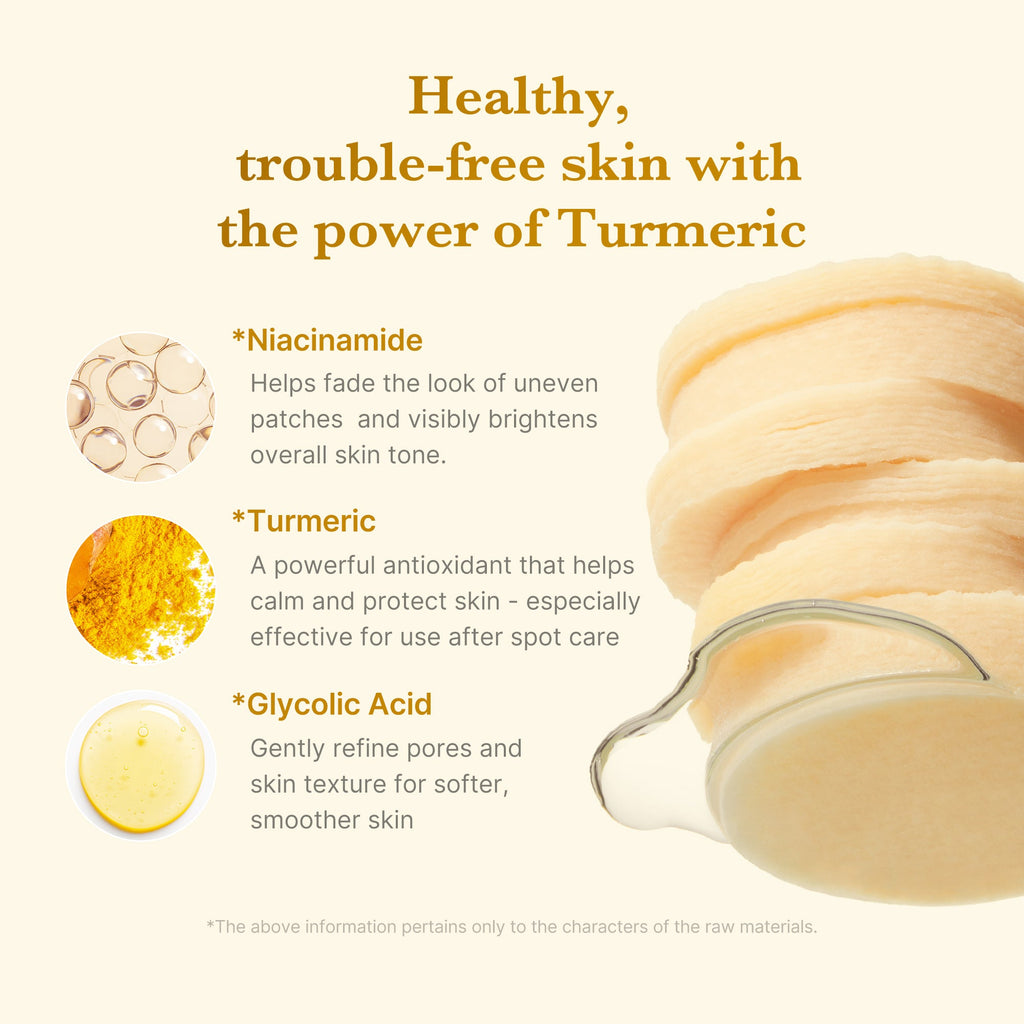 [Subscr.] Kojic Acid Tumeric Toner Pad