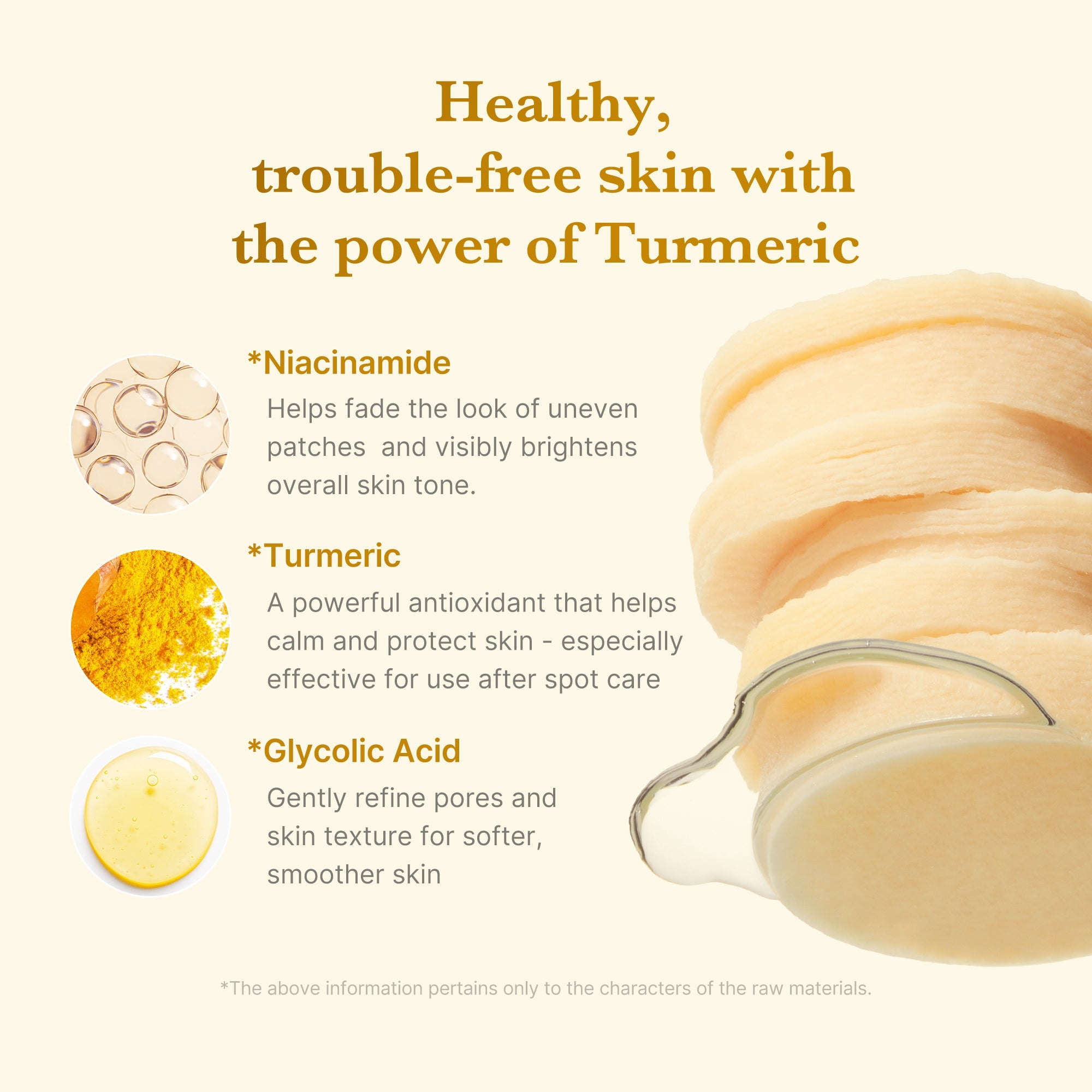 [Subscr.] Kojic Acid Tumeric Toner Pad