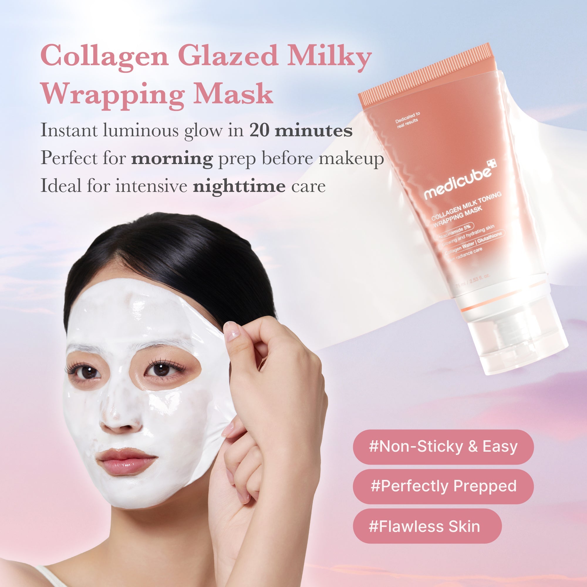 [Subscr.] Collagen Milky Glow Daytime Wrapping Mask