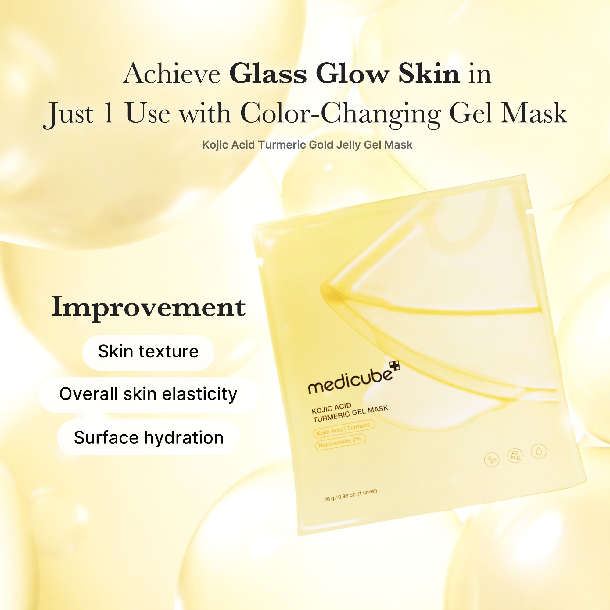 [Subscr.] Kojic Acid Turmeric Gold Jelly Gel Mask