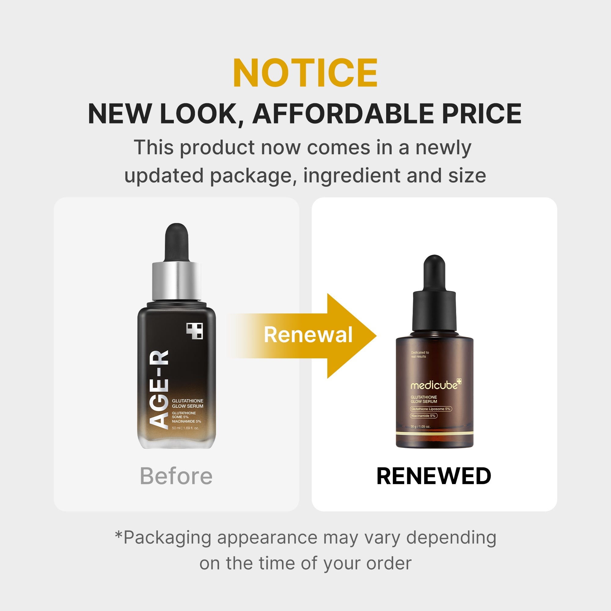 [Subscr.] AGE-R Glutathione Glow Serum