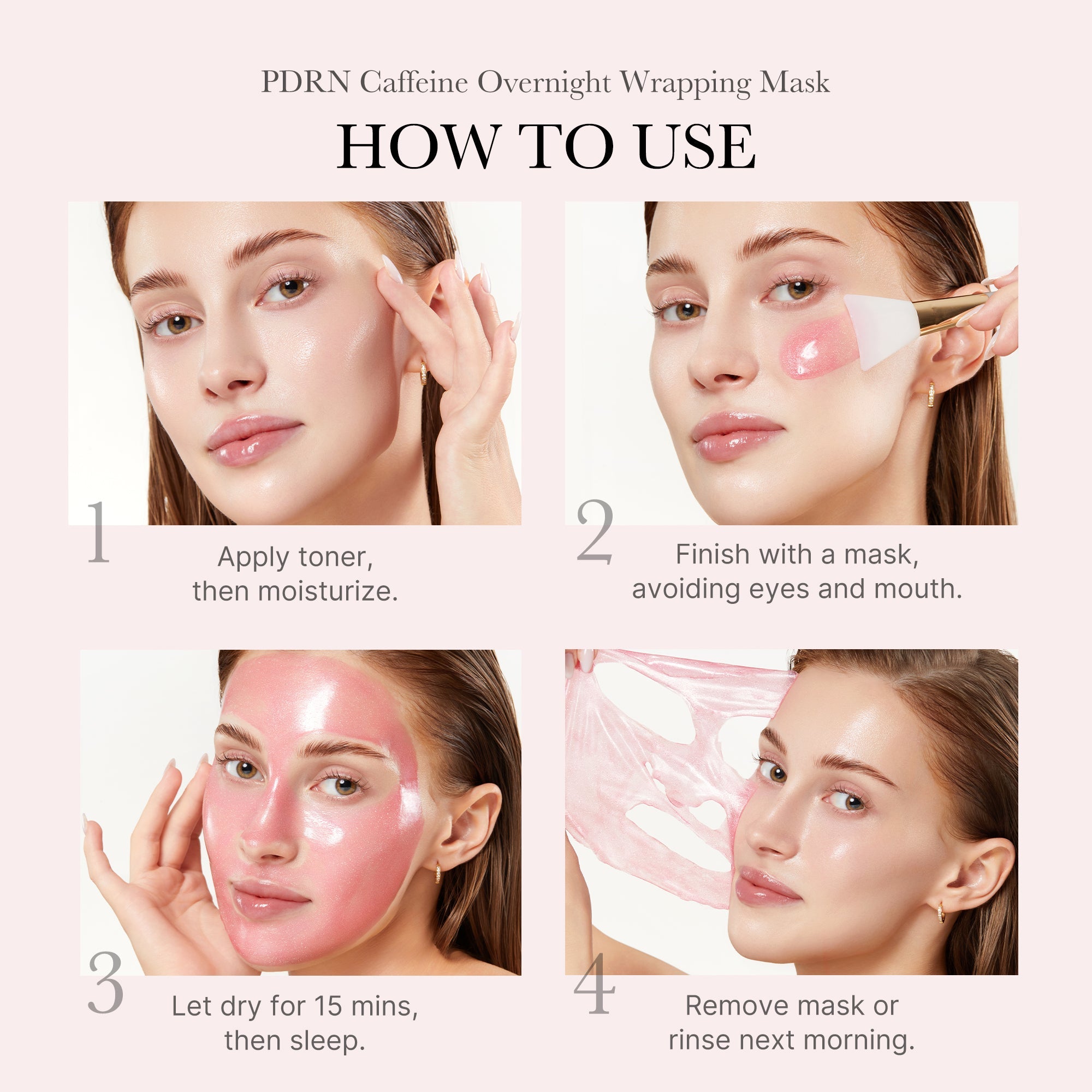 [Subscr.] PDRN Pink Caffeine Overnight Wrapping Mask