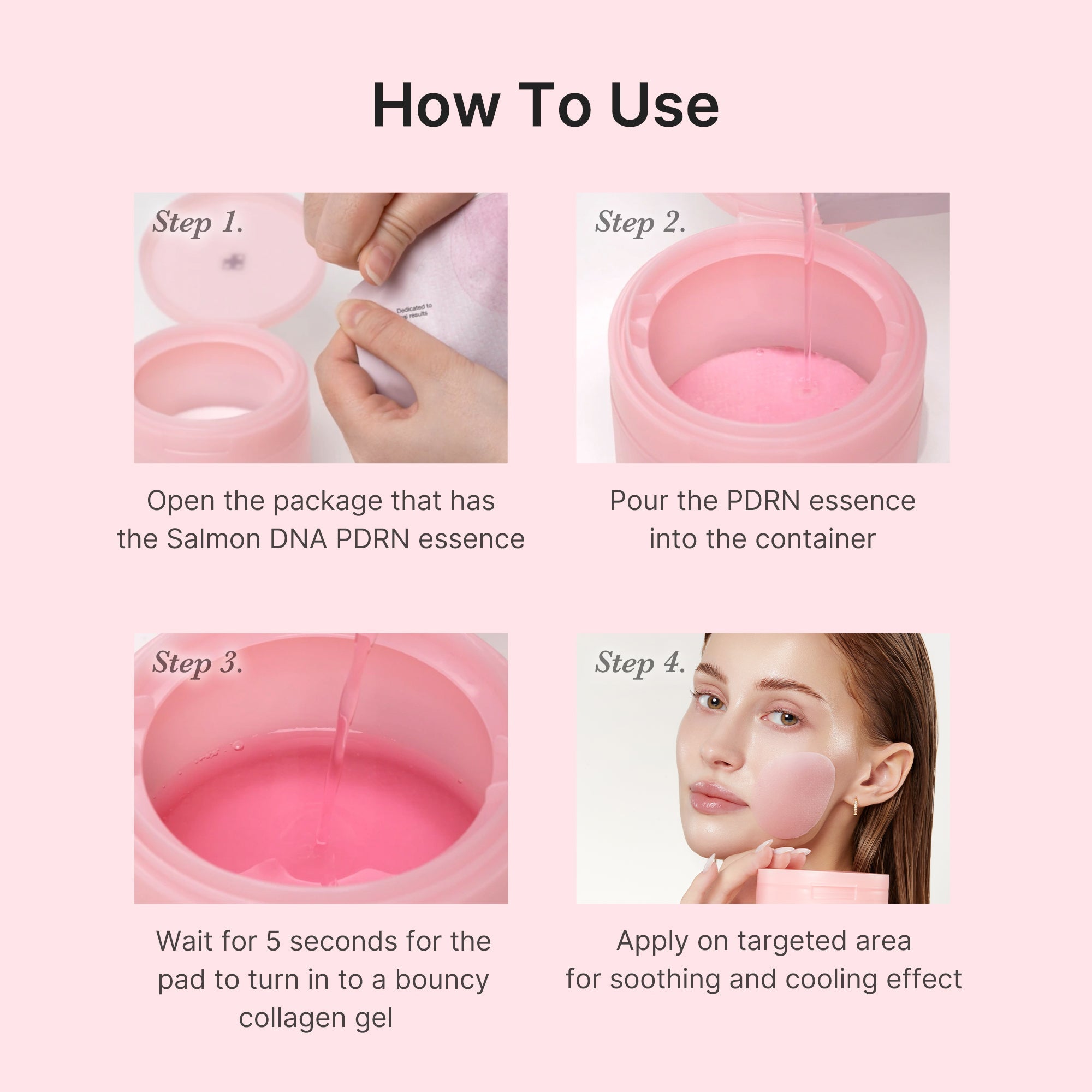 [Subscr.] PDRN Pink Collagen Gel Toner Pad